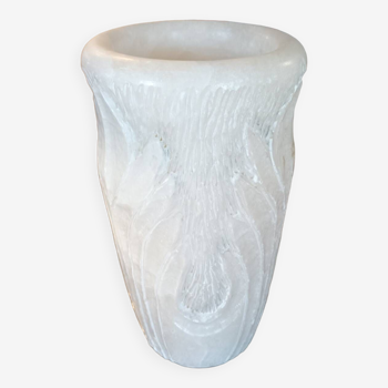 Vintage alabaster vase