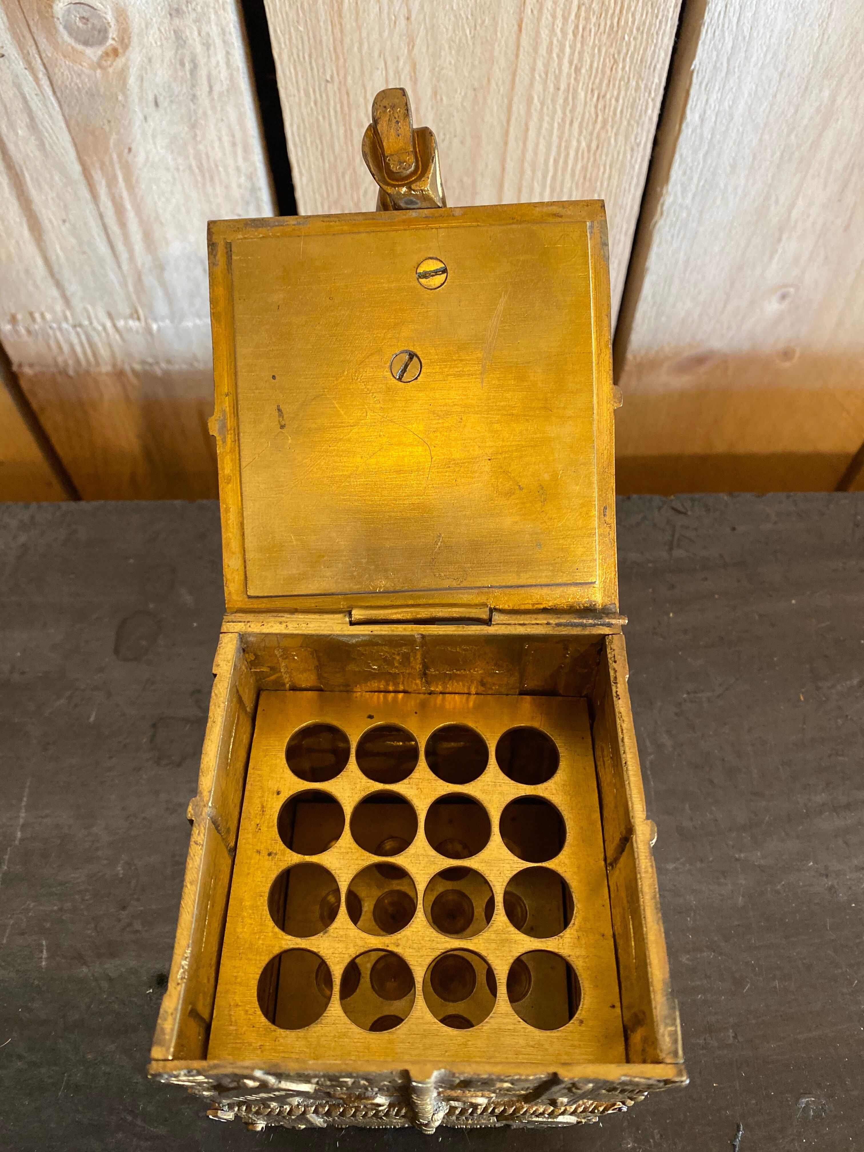 Bronze cigar cellar 1920