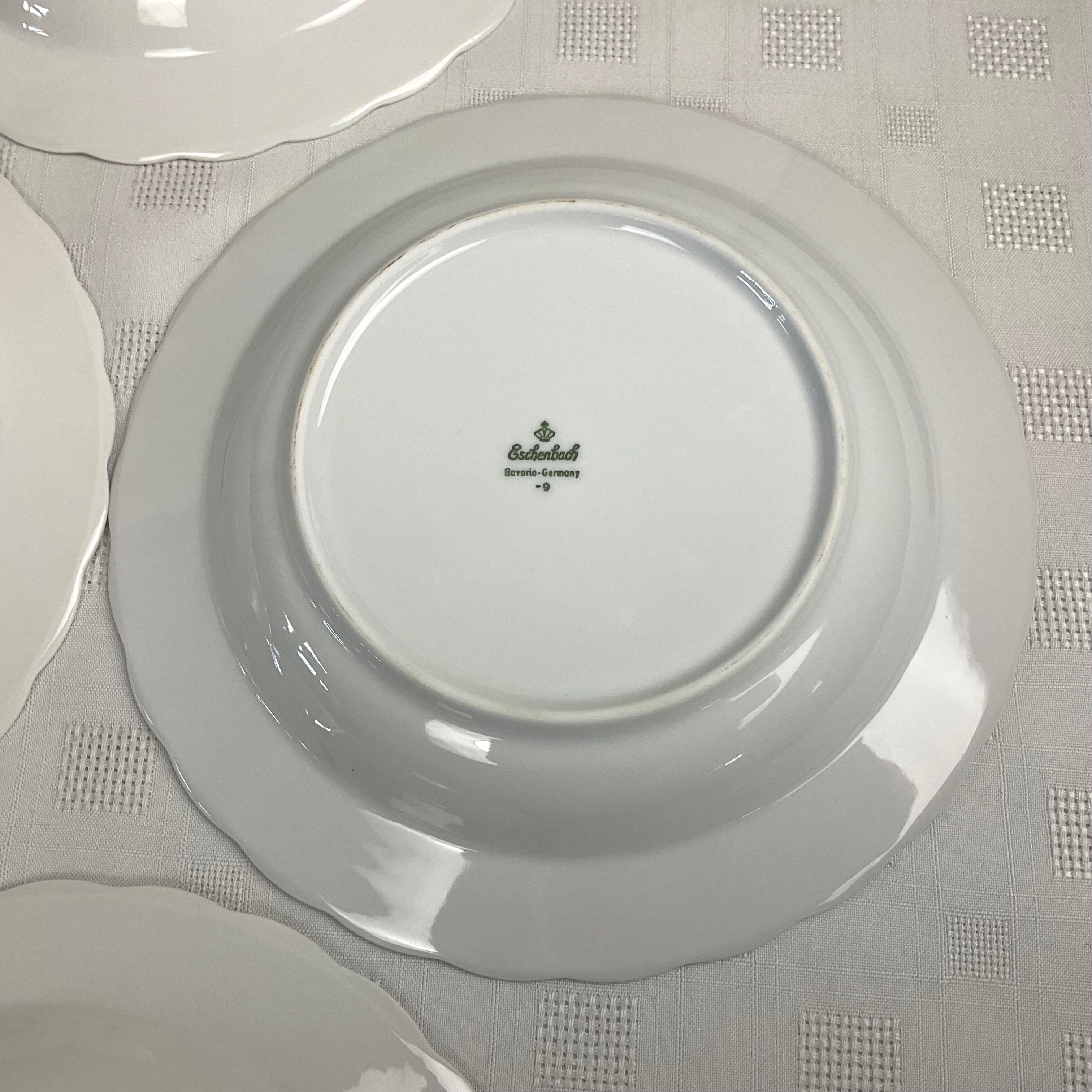 Plates with forget-me-nots decoration Eschenbach Bavaria Germany