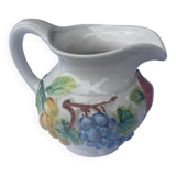 Pitcher with fruit decoration