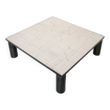 Unique ceramic coffee table created in 1970