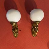 Paire d’appliques bronze style Empire