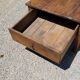 Oak farmhouse coffee table nineteenth century 160cm 2 drawers