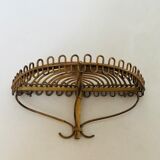 Rattan shelf, Italy 60s