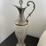 Green and pewter ewer