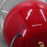 1970s Italian VeArt Glass Table Lamp with Fabric Lamp Shade