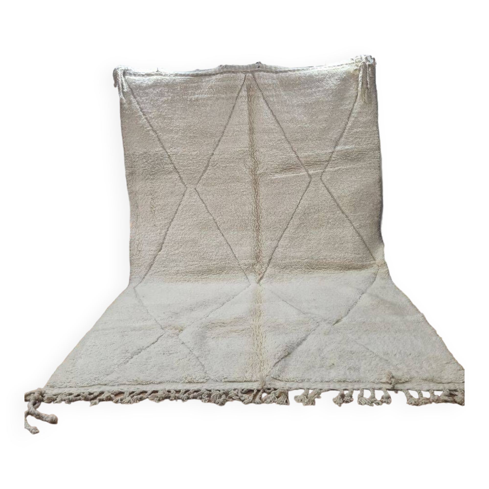 Handmade wool Berber rug 300X200 cm