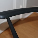 Ercol black rocking chair