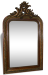 Miroir  XIXème s. bois et stuc