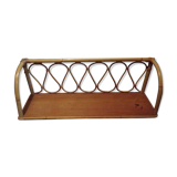 Vintage rattan shelf