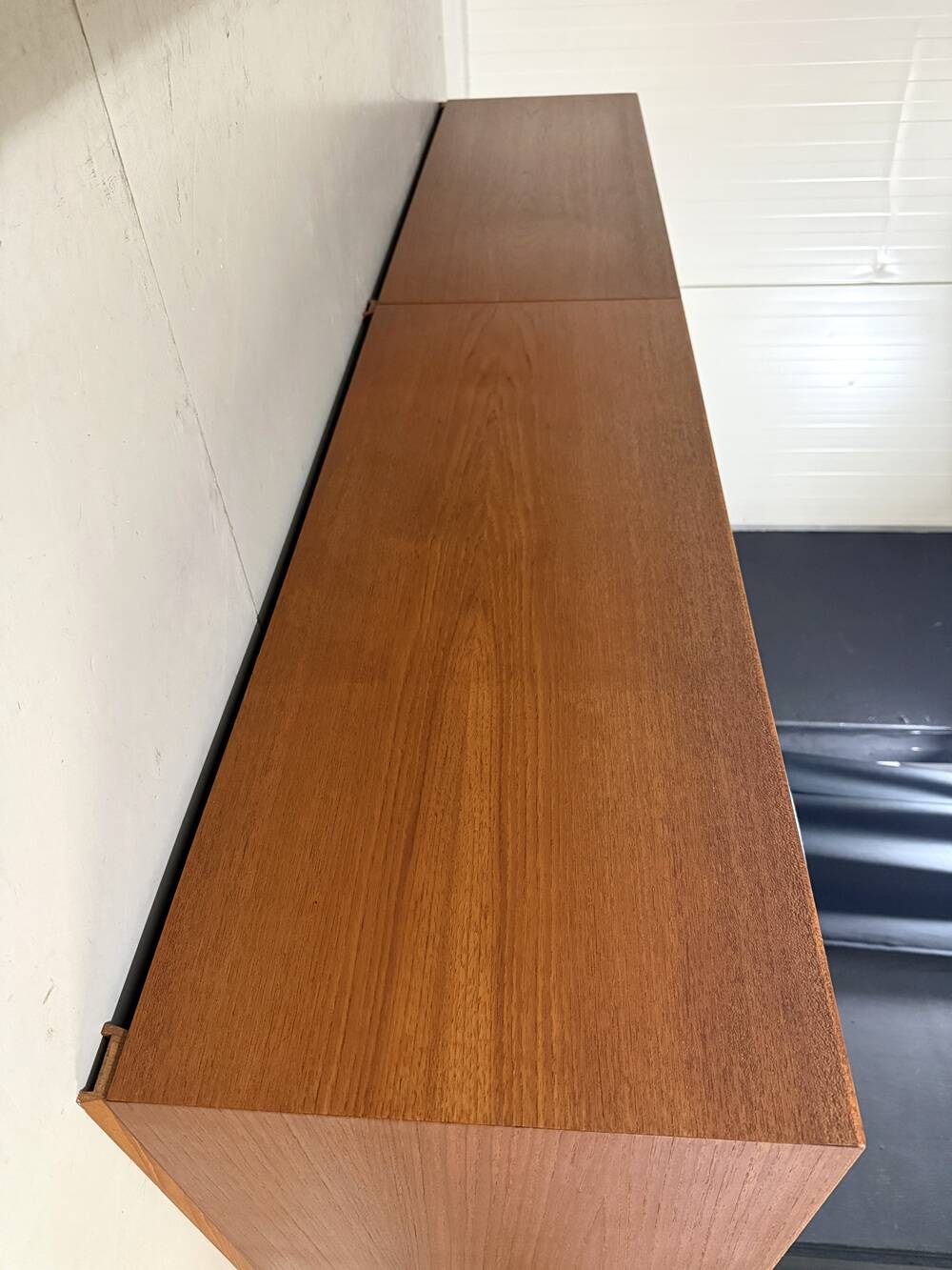 Teak wall system Sven Ellekaer Albert Hansen Denmark 1960s