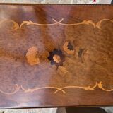 Antique dressing table in inlaid wood