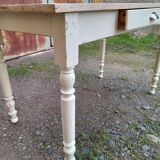 White farmhouse table