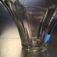 Vase vintage 70 en cristal de Val Saint Lambert
