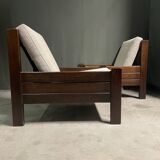 A pair of 1960's minimalist lounge chairs