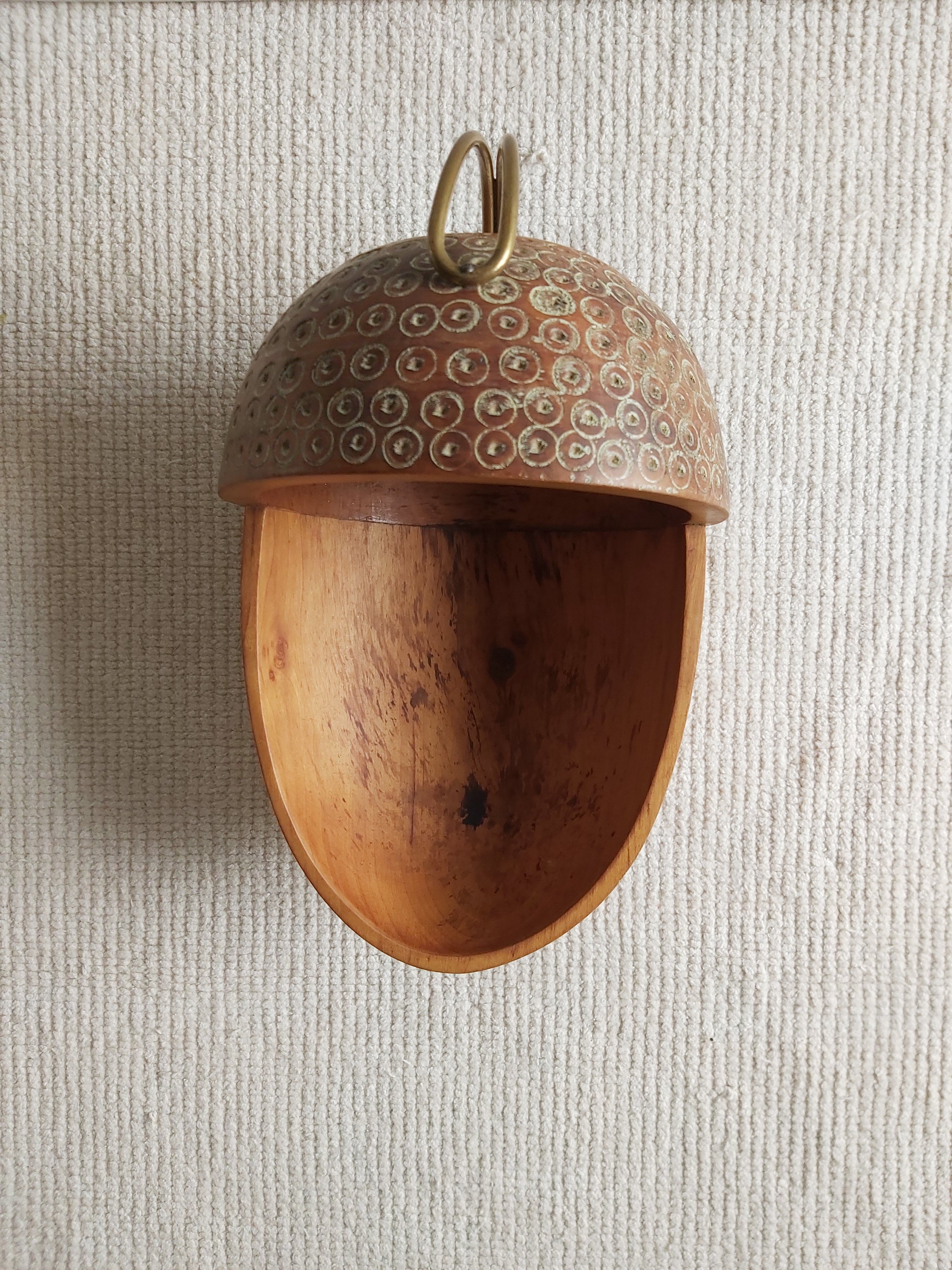 Aldo Tura 50's wooden hollow cut