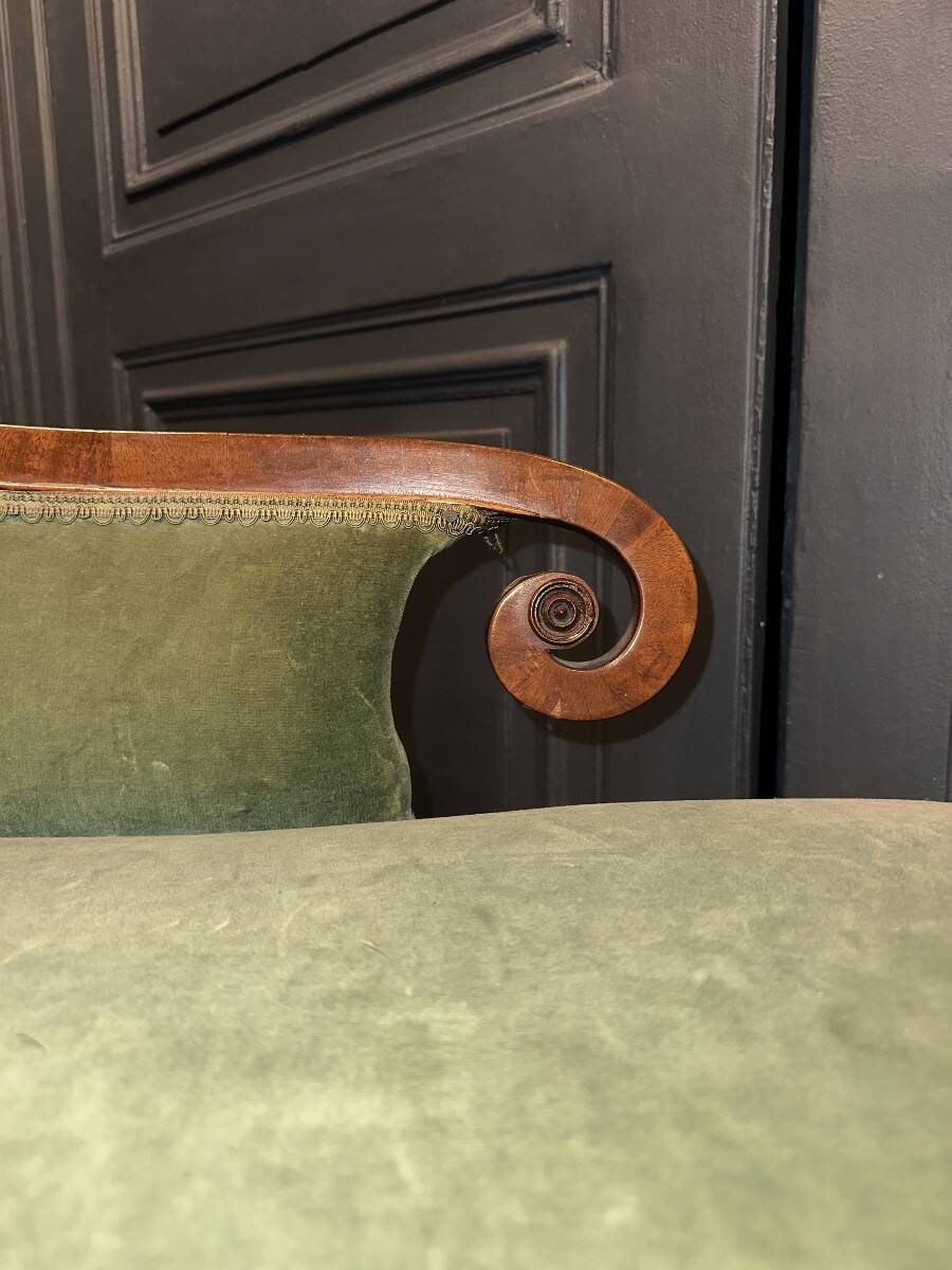 English mahogany daybed – 19th century