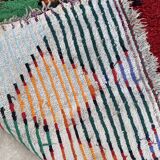 Moroccan carpet azilal colorful - 78 x 180 cm