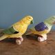 Salt shaker zoomorphic parakeet bird