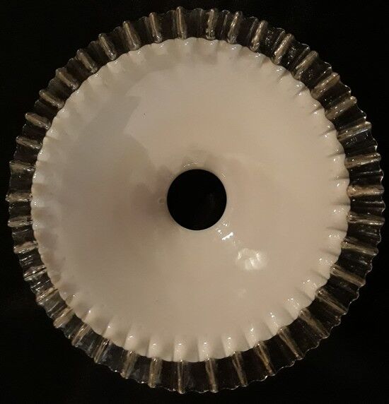 Opaline lace lampshade 50s