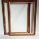 Pair of Montparnasse frames in gilded wood with circa 1960 leaf - 40 x 30 cm