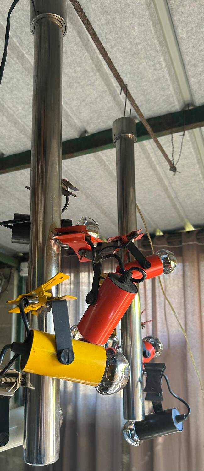 2 Targetti sankey pendant lights