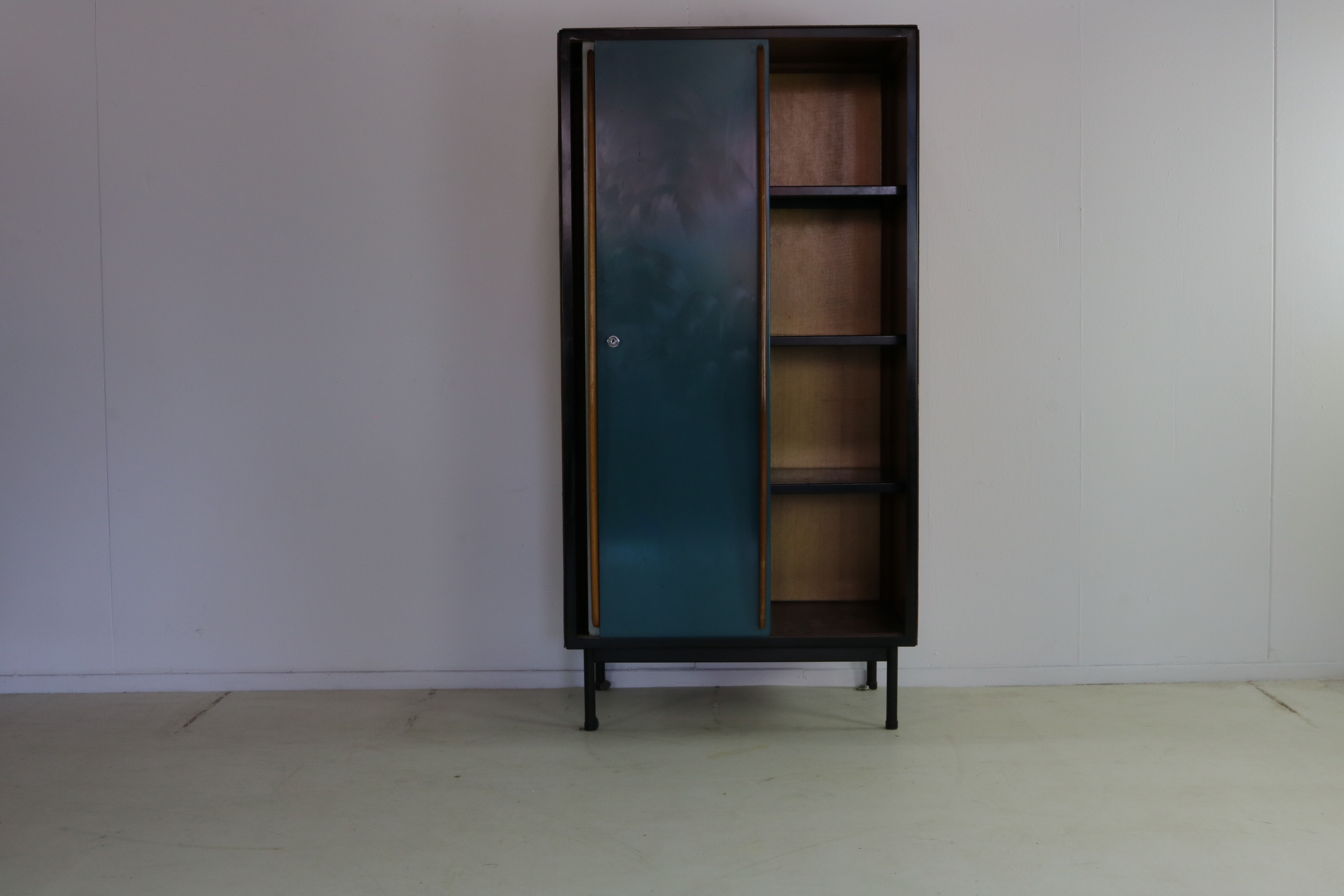 Wardrobe cabinet designed by Willy van der Meeren for Tubax Belgium