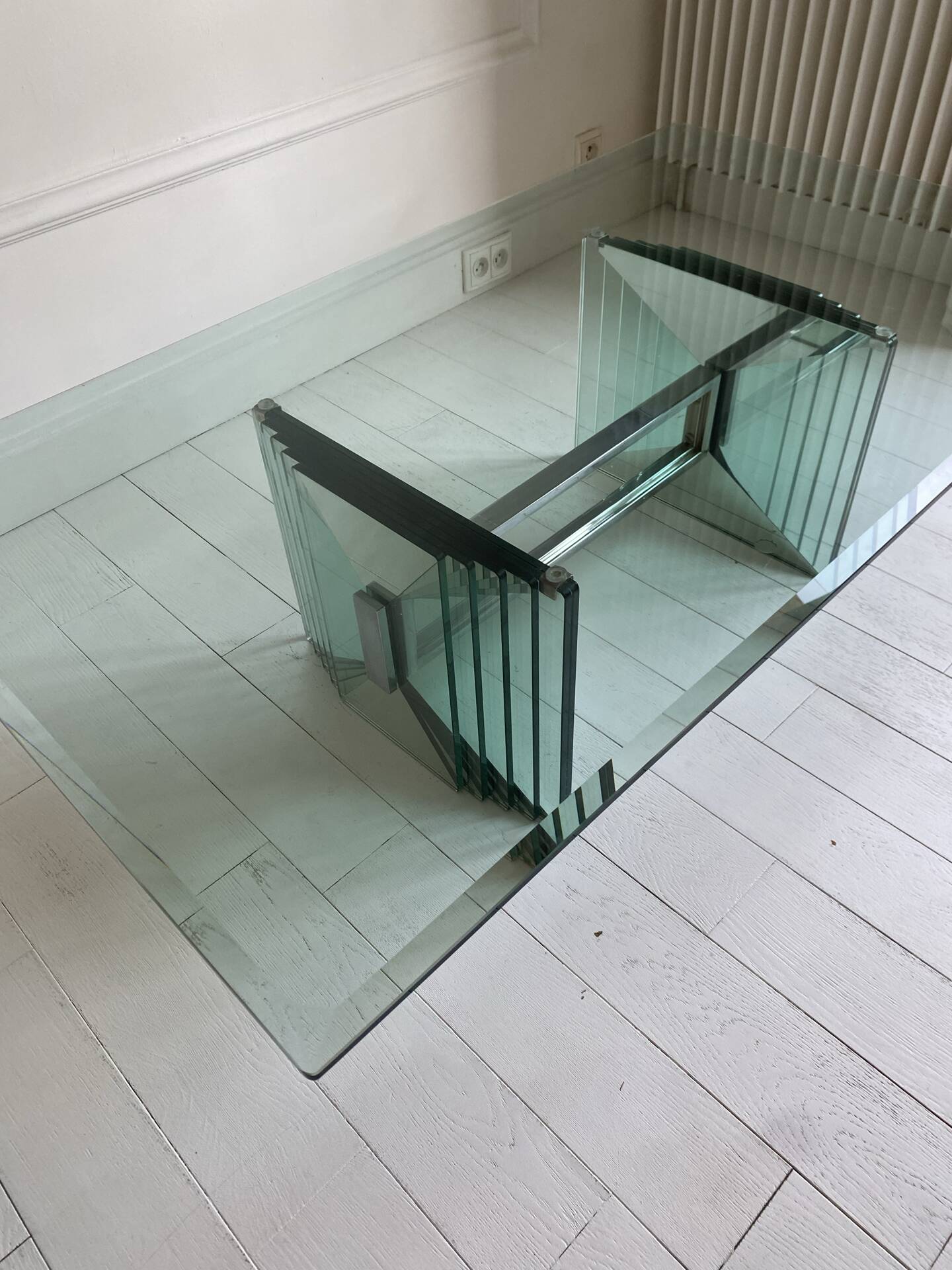 Gallotti & Radice - glass coffee table