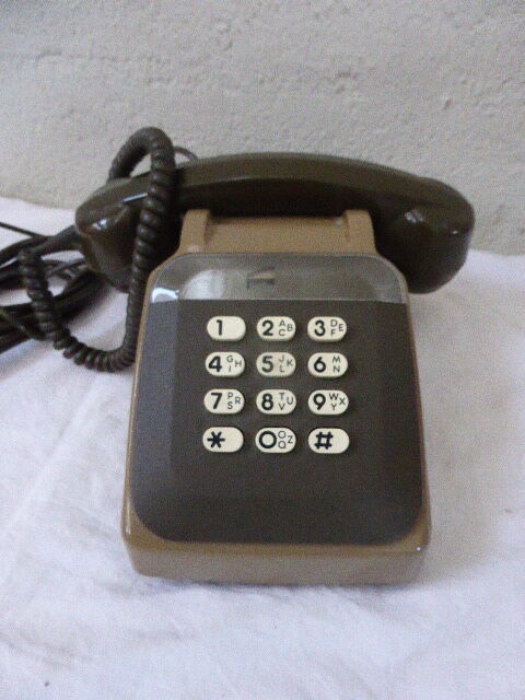 TÉLÉPHONE FIXE MATRA Communication Type DECLIC Couleur BORDEAUX 1988 EUR 19,99 - FR