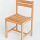 Solid beech chair designed by André Sornay - France, 1960s
