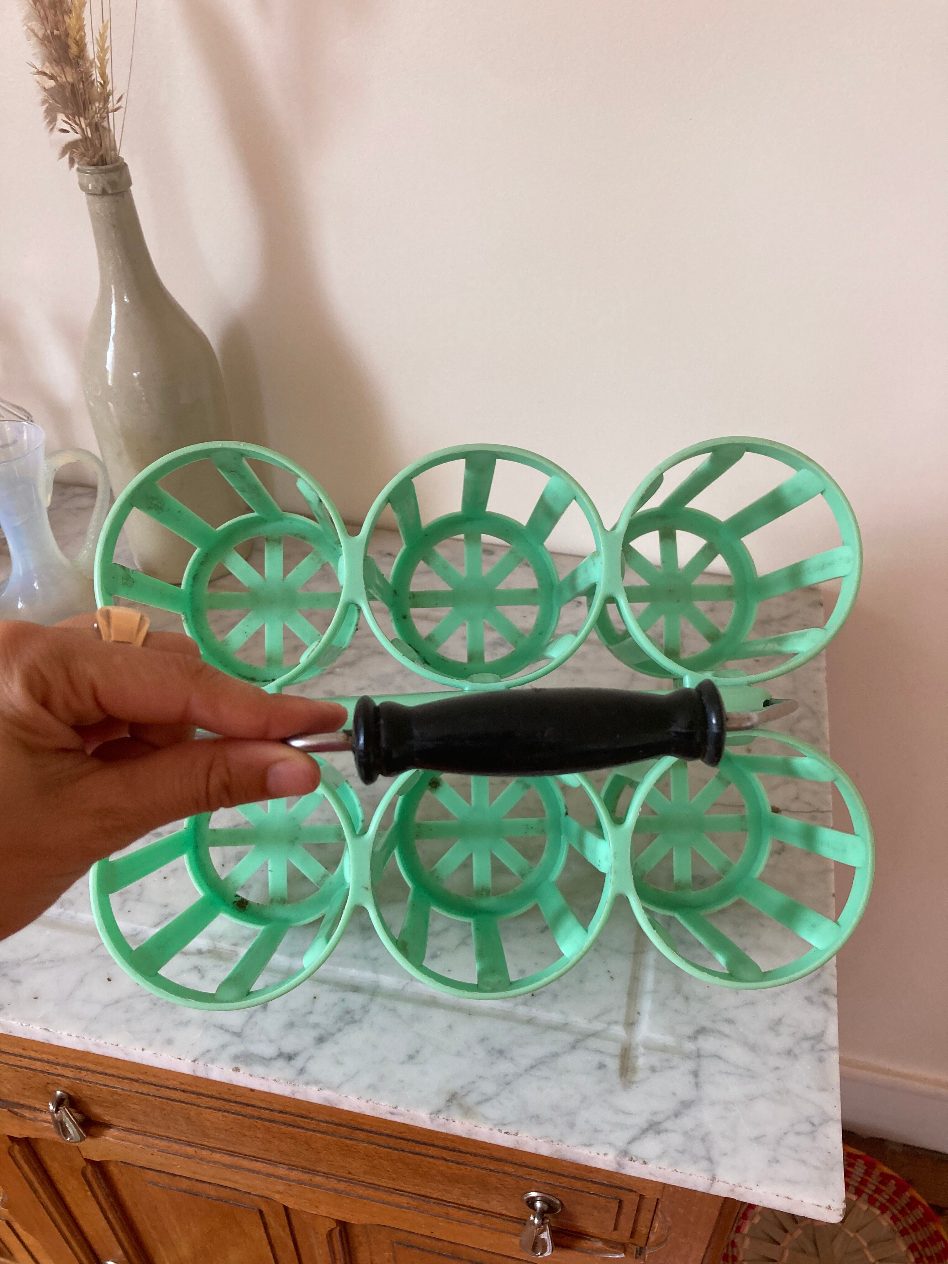 Bottle holder 1960 signed Pola