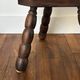 Tabouret tripode en bois