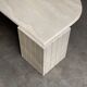 80s travertine coffee table