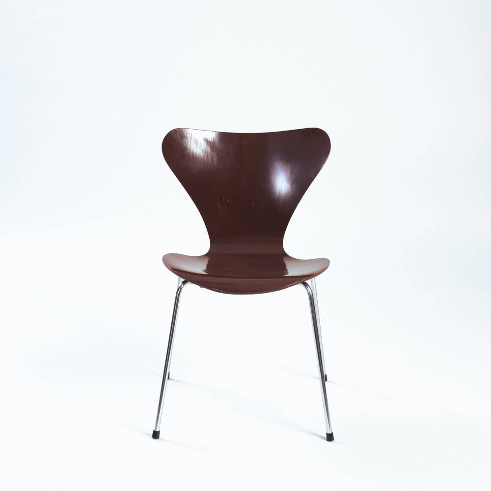 Chaises Butterfly 3107 7 arne Jacobsen par Fritz Hansen, 1960s, Set de 5