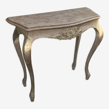 Patinated Louis XV style console