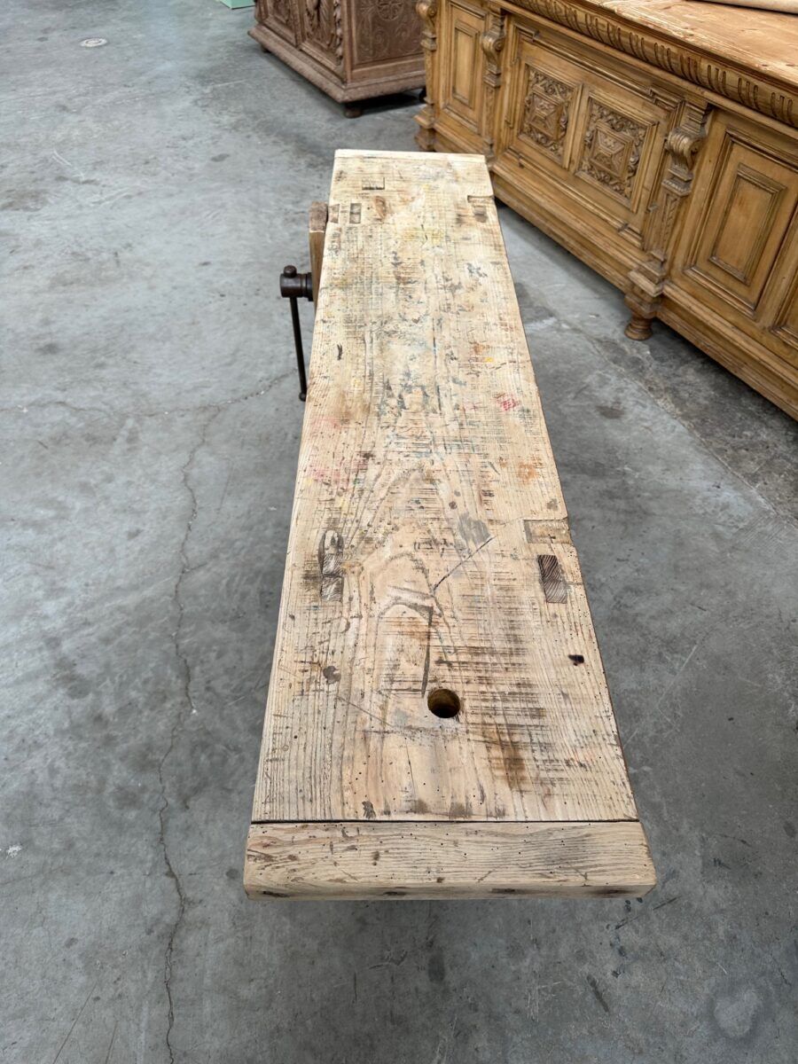 Joiner's workbench from the early 20th century.