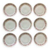 Assiettes à dessert Charles Field Haviland Fleurs d’églantiers