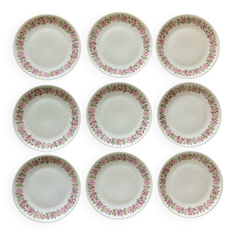 Charles Field Haviland Rosehip Blossoms Dessert Plates