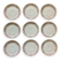Charles Field Haviland Rosehip Dessert Plates