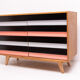 Mid century modern chest of drawers no. U 453 By Jiří Jiroutek, Czechoslovakia