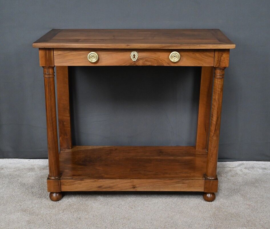 Console de propriété en noyer, époque Empire – début XIXe