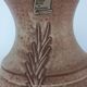 Large handmade Vallauris enameled stoneware vase 32 cm