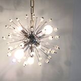 Mid century glass sputnik chandelier by Emil Stejnar, 1970s