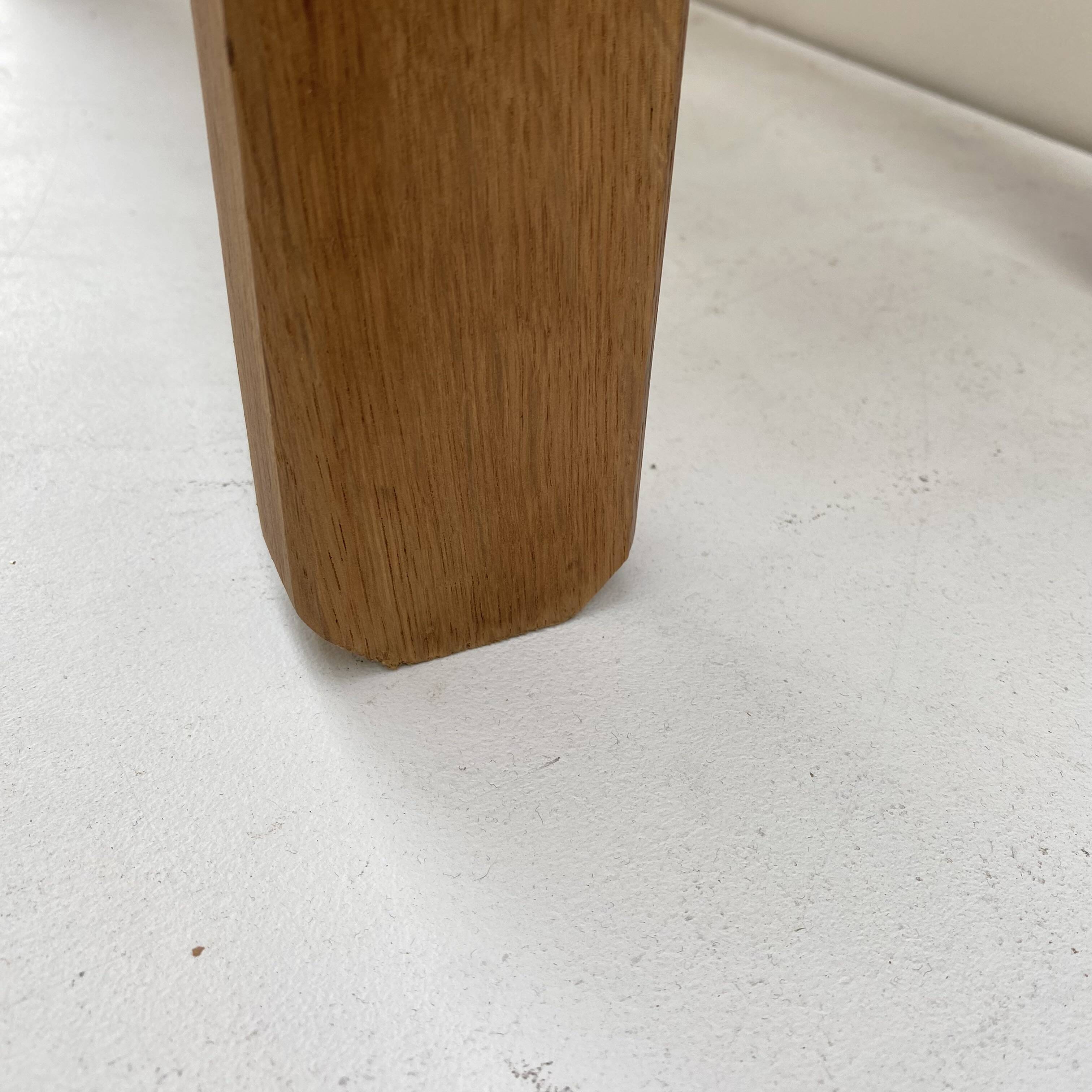 Petit banc en chêne de style art déco