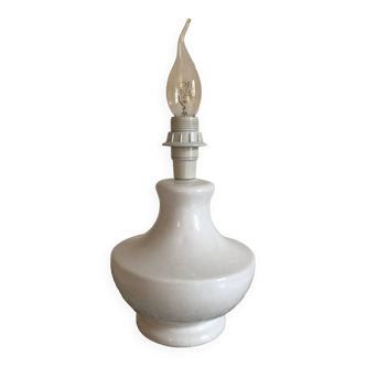 Lampe céramique blanche