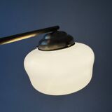Ancienne lampe potence & opaline xl vintage