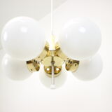 Space Age Chandelier Sputnik by Elektroinstala Decin, 1970s