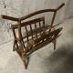 Rattan magazine rack from the 60s