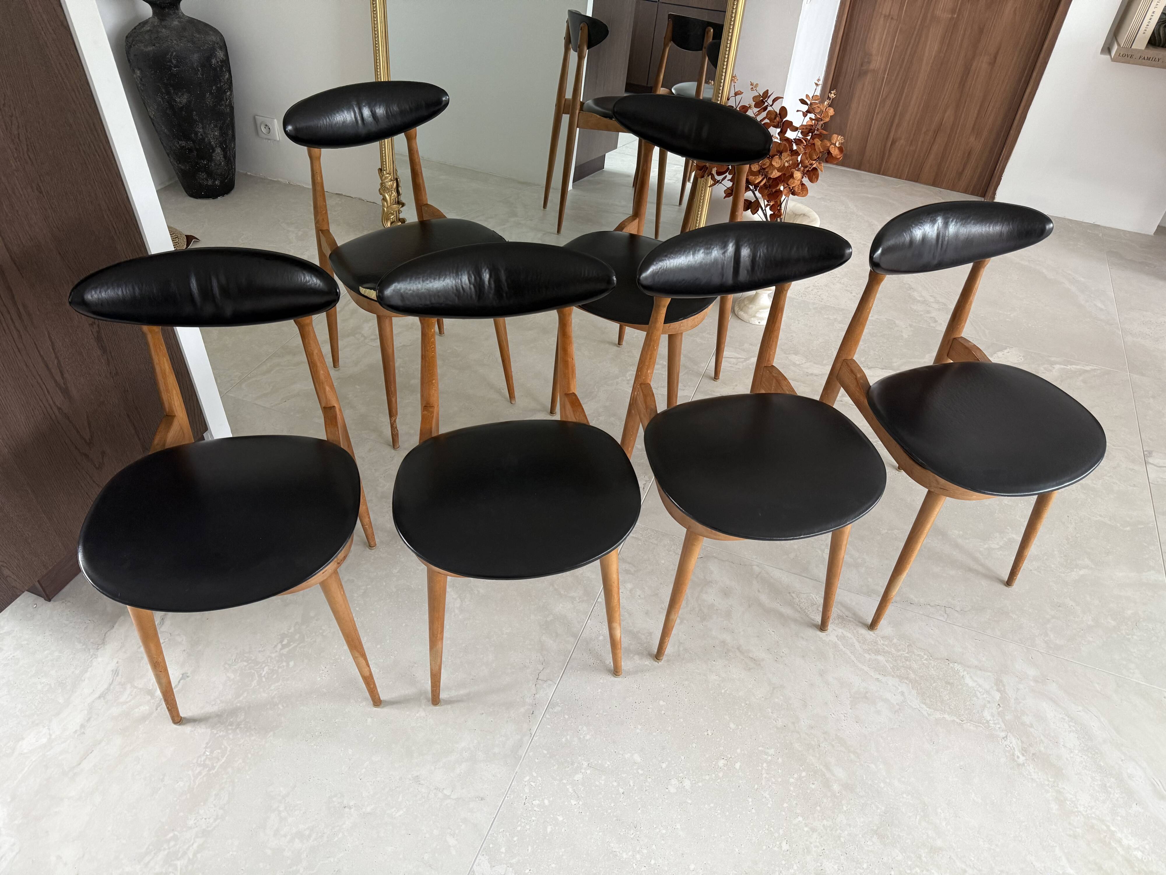 Lot de 5 chaises Baumann Licorne