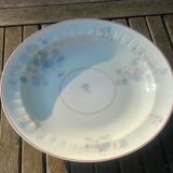 Set of four hollow Limoges porcelain plates signed Robert Haviland & Le Tanneur